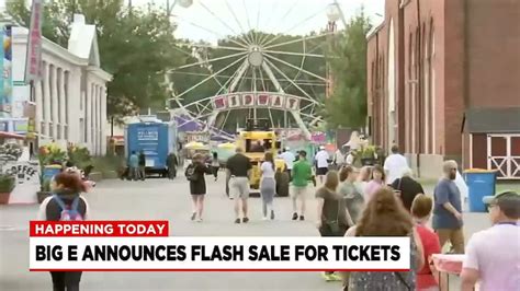 big e tickets flash sale|Big E opening: Hours, special days, shuttle buses, and more.